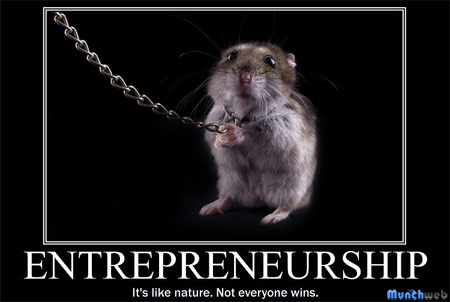 entreprenership demotivational poster